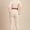 Pantaloni a gamba larga in maglia soffice Safia, colore avorio Pantaloni a gamba larga in maglia soffice Safia, colore avorio