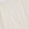 Pantaloni a gamba larga in popeline di cotone Dalila, colore bianco Pantaloni a gamba larga in popeline di cotone Dalila, colore bianco