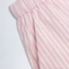 Pantaloni a gamba larga in popeline di cotone Piran a righe rosa Pantaloni a gamba larga in popeline di cotone Piran a righe rosa