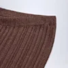 Pantaloni a zampa a vita media Selara in bronzo Pantaloni a zampa a vita media Selara in bronzo