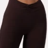 Pantaloni a zampa arricciati Soft Active in color espresso Pantaloni a zampa arricciati Soft Active in color espresso