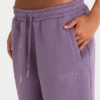 Pantaloni da jogging comodi a vita media in jersey spazzolato, colore Dusk Pantaloni da jogging comodi a vita media in jersey spazzolato, colore Dusk