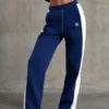 Pantaloni della tuta a gamba larga in blu navy Pantaloni della tuta a gamba larga in blu navy