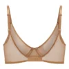 Reggiseno a balconcino a strato singolo in morbida rete Intimates color Mandorla Reggiseno a balconcino a strato singolo in morbida rete Intimates color Mandorla