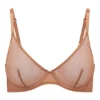 Reggiseno a balconcino a strato singolo in morbida rete Intimates color miele Reggiseno a balconcino a strato singolo in morbida rete Intimates color miele