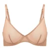 Reggiseno a balconcino a strato singolo in morbida rete Intimates color pesca caldo Reggiseno a balconcino a strato singolo in morbida rete Intimates color pesca caldo