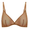 Reggiseno a triangolo monostrato in morbida rete Intimates color mandorla Reggiseno a triangolo monostrato in morbida rete Intimates color mandorla