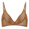 Reggiseno a triangolo monostrato in morbida rete Intimates color mandorla Reggiseno a triangolo monostrato in morbida rete Intimates color mandorla