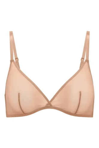 Reggiseno a triangolo monostrato in morbida rete Intimates color pesca caldo Reggiseno a triangolo monostrato in morbida rete Intimates color pesca caldo