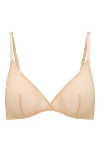 Reggiseno a triangolo monostrato in morbida rete Intimates, colore beige Reggiseno a triangolo monostrato in morbida rete Intimates, colore beige