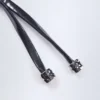 Reggiseno bikini a pannelli Caleta in argento cromato