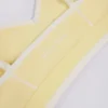 Reggiseno sportivo a contrasto con scollo a cuore Soft Active in giallo tenue Reggiseno sportivo a contrasto con scollo a cuore Soft Active in giallo tenue