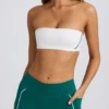 Reggiseno sportivo a fascia Soft Active in bianco