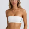Reggiseno sportivo a fascia Soft Active in bianco