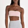 Reggiseno sportivo a fascia Soft Active in Blush Marl Reggiseno sportivo a fascia Soft Active in Blush Marl