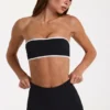 Reggiseno sportivo a fascia Soft Active in nero Reggiseno sportivo a fascia Soft Active in nero