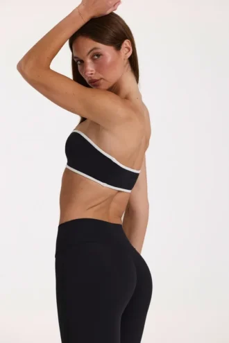 Reggiseno sportivo a fascia Soft Active in nero
