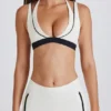 Reggiseno sportivo a strati Soft Active in avorio Reggiseno sportivo a strati Soft Active in avorio