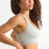 Reggiseno sportivo con dorso a vogatore FlexiRib in grigio Reggiseno sportivo con dorso a vogatore FlexiRib in grigio