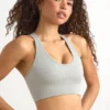 Reggiseno sportivo con dorso a vogatore FlexiRib in grigio Reggiseno sportivo con dorso a vogatore FlexiRib in grigio