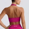 Reggiseno sportivo con scollo all’americana Define Luxe in Berry Reggiseno sportivo con scollo all’americana Define Luxe in Berry
