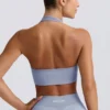 Reggiseno sportivo con scollo all’americana Define Luxe in grigio blu Reggiseno sportivo con scollo all’americana Define Luxe in grigio blu