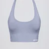 Reggiseno sportivo con scollo all’americana Define Luxe in grigio blu Reggiseno sportivo con scollo all’americana Define Luxe in grigio blu