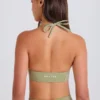 Reggiseno sportivo con scollo rotondo e collo all’americana in Matcha Reggiseno sportivo con scollo rotondo e collo all’americana in Matcha