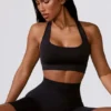 Reggiseno sportivo Define Luxe con cut-out in nero Reggiseno sportivo Define Luxe con cut-out in nero