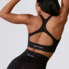 Reggiseno sportivo Define Luxe con cut-out in nero Reggiseno sportivo Define Luxe con cut-out in nero