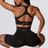 Reggiseno sportivo Define Luxe con cut-out in nero Reggiseno sportivo Define Luxe con cut-out in nero