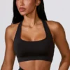 Reggiseno sportivo Define Luxe con cut-out in nero Reggiseno sportivo Define Luxe con cut-out in nero