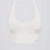 Reggiseno sportivo Define Luxe con scollo all’americana in bianco Reggiseno sportivo Define Luxe con scollo all’americana in bianco