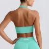 Reggiseno sportivo Define Luxe con scollo all’americana in menta Reggiseno sportivo Define Luxe con scollo all’americana in menta