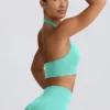 Reggiseno sportivo Define Luxe con scollo all’americana in menta Reggiseno sportivo Define Luxe con scollo all’americana in menta