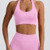 Reggiseno sportivo Define Luxe con scollo all’americana in rosa bubblegum Reggiseno sportivo Define Luxe con scollo all’americana in rosa bubblegum