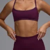 Reggiseno sportivo Define Luxe Multiway con schiena scoperta in Grape Reggiseno sportivo Define Luxe Multiway con schiena scoperta in Grape