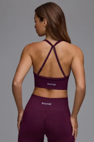 Reggiseno sportivo Define Luxe Multiway in Grape