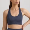 Reggiseno sportivo FlexiRib con dorso a vogatore in Indigo Slate Reggiseno sportivo FlexiRib con dorso a vogatore in Indigo Slate