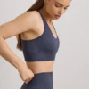 Reggiseno sportivo FlexiRib con dorso a vogatore in Indigo Slate Reggiseno sportivo FlexiRib con dorso a vogatore in Indigo Slate