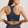 Reggiseno sportivo FlexiRib con dorso a vogatore in Indigo Slate Reggiseno sportivo FlexiRib con dorso a vogatore in Indigo Slate
