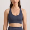 Reggiseno sportivo FlexiRib con dorso a vogatore in Indigo Slate Reggiseno sportivo FlexiRib con dorso a vogatore in Indigo Slate