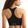 Reggiseno sportivo FlexiRib con dorso a vogatore in nero Reggiseno sportivo FlexiRib con dorso a vogatore in nero