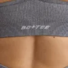 Reggiseno sportivo FlexiRib con scollo rotondo in grigio melange Reggiseno sportivo FlexiRib con scollo rotondo in grigio melange