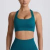 Reggiseno sportivo senza cuciture con dorso a T Super Sculpt in verde acqua Reggiseno sportivo senza cuciture con dorso a T Super Sculpt in verde acqua