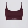 Reggiseno sportivo senza cuciture e senza schienale Super Sculpt in bordeaux Reggiseno sportivo senza cuciture e senza schienale Super Sculpt in bordeaux