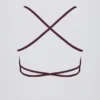 Reggiseno sportivo senza cuciture e senza schienale Super Sculpt in bordeaux Reggiseno sportivo senza cuciture e senza schienale Super Sculpt in bordeaux