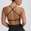 Reggiseno sportivo senza cuciture e senza schienale Super Sculpt in color cenere Reggiseno sportivo senza cuciture e senza schienale Super Sculpt in color cenere