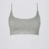 Reggiseno sportivo senza cuciture e senza schienale Super Sculpt in grigio melange Reggiseno sportivo senza cuciture e senza schienale Super Sculpt in grigio melange