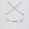 Reggiseno sportivo senza cuciture e senza schienale Super Sculpt in grigio melange Reggiseno sportivo senza cuciture e senza schienale Super Sculpt in grigio melange